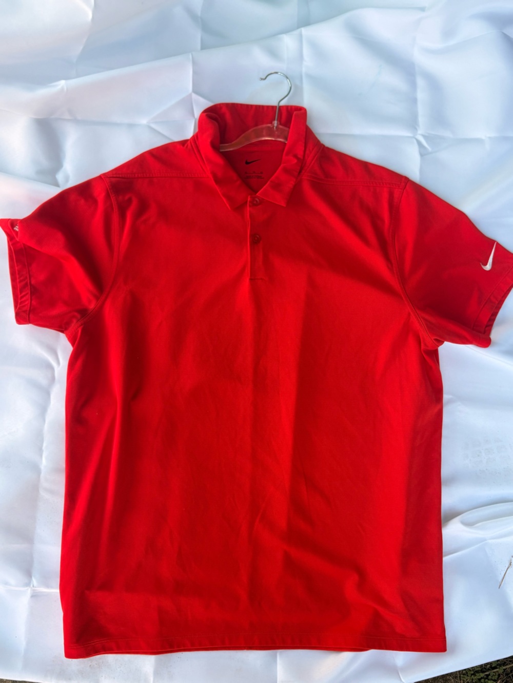 Nike Red Men's Polo Shirt golf